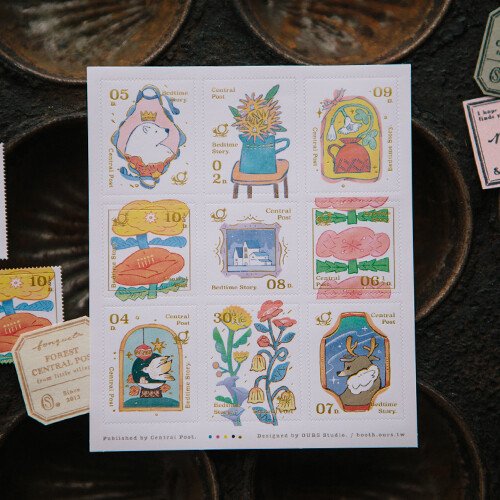 OURS Journal - Bedtime Story - Stamp Sticker