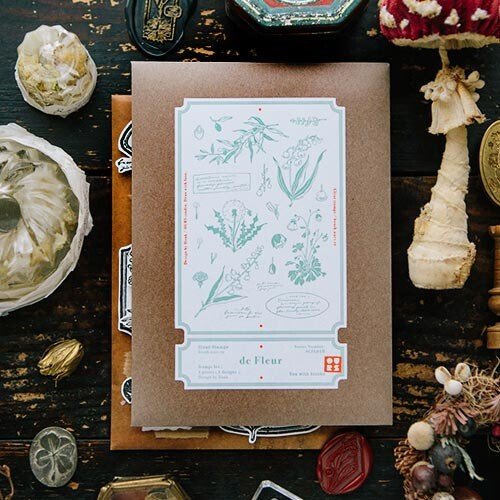 OURS Journal - de Fleur - Clear Stamp Sheet