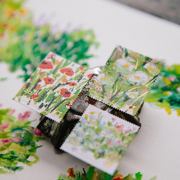 OURS Journal - Bright Bloom - Stamp Sticker